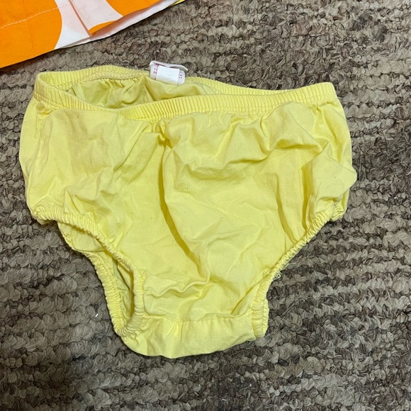 Baby 3 Month Floral Dress & Diaper Cover Set - Picture 3 of 4